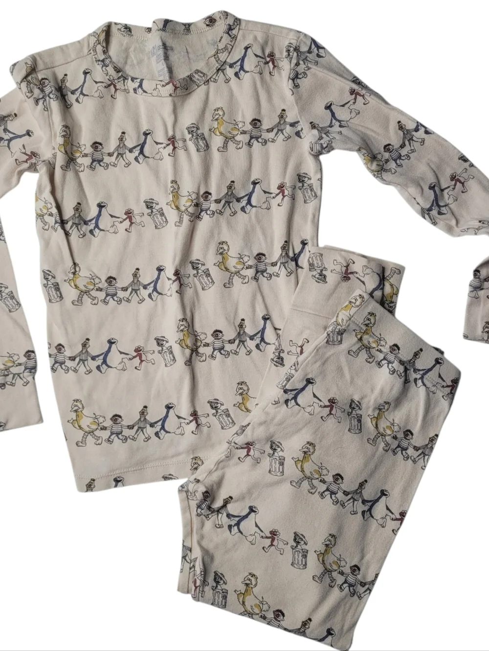 GapKids | Sesame Street 100% Organic Cotton PJ Set Size 8